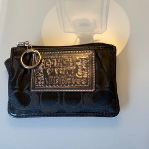 Black Coach Poppy wallet